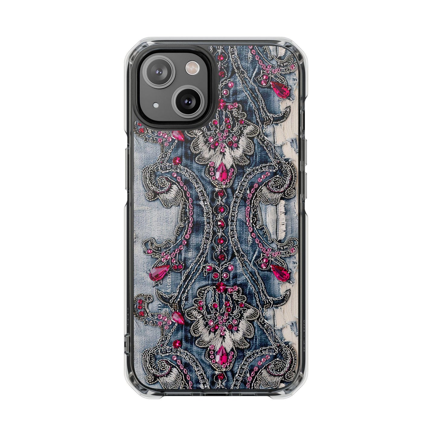 Rhinestone Cowgirl MagSafe iPhone Case, Bling Phone Case, Sparkly Western Impact Case, Cowgirl Gift for Her