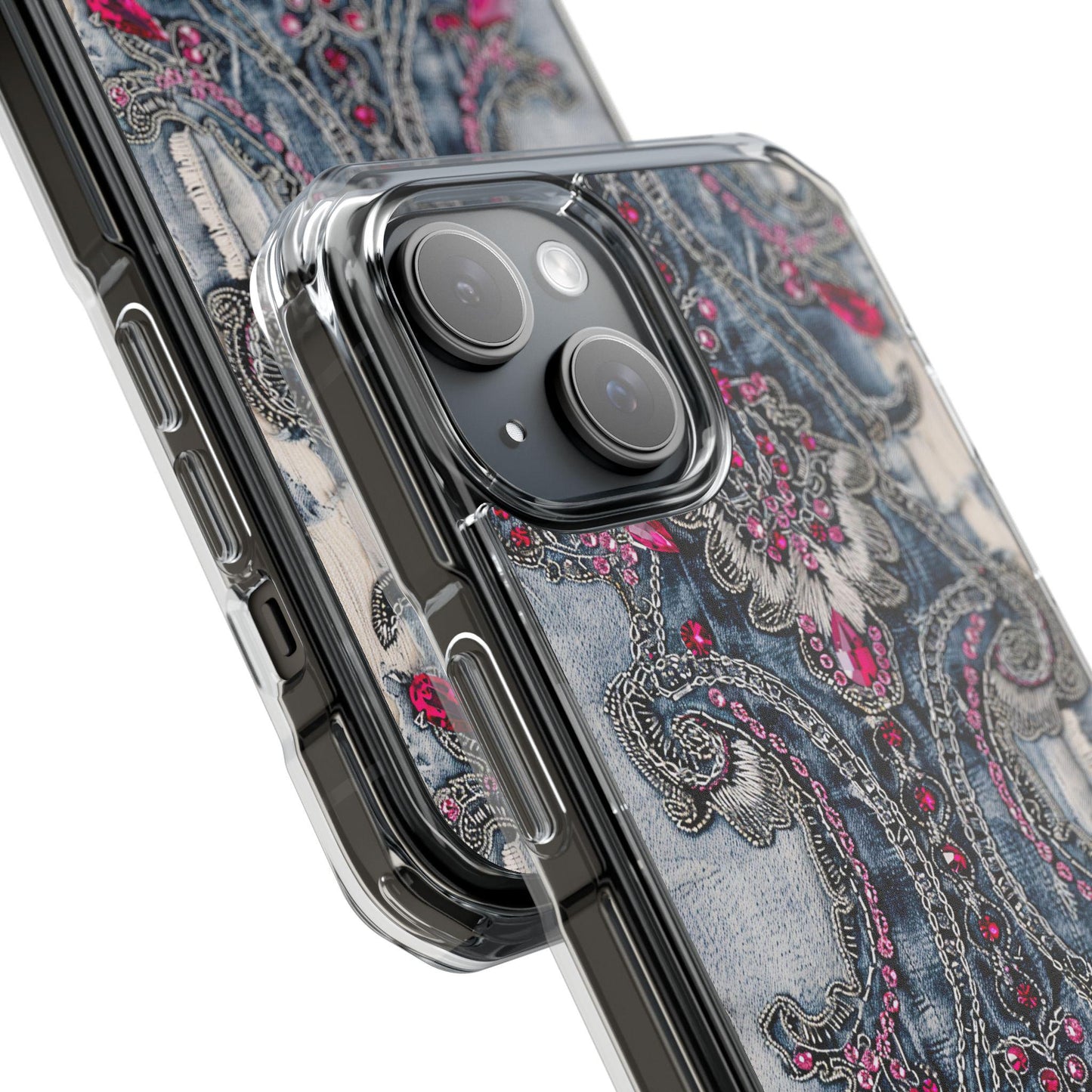 Rhinestone Cowgirl MagSafe iPhone Case, Bling Phone Case, Sparkly Western Impact Case, Cowgirl Gift for Her