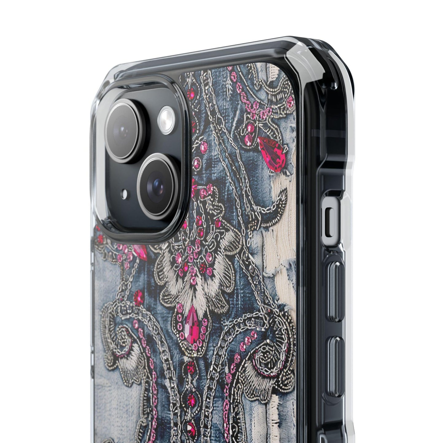 Rhinestone Cowgirl MagSafe iPhone Case, Bling Phone Case, Sparkly Western Impact Case, Cowgirl Gift for Her