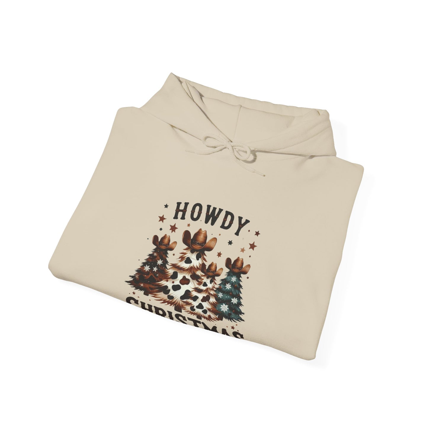 Howdy Christmas Unisex Heavy Blend™ Hooded Sweatshirt