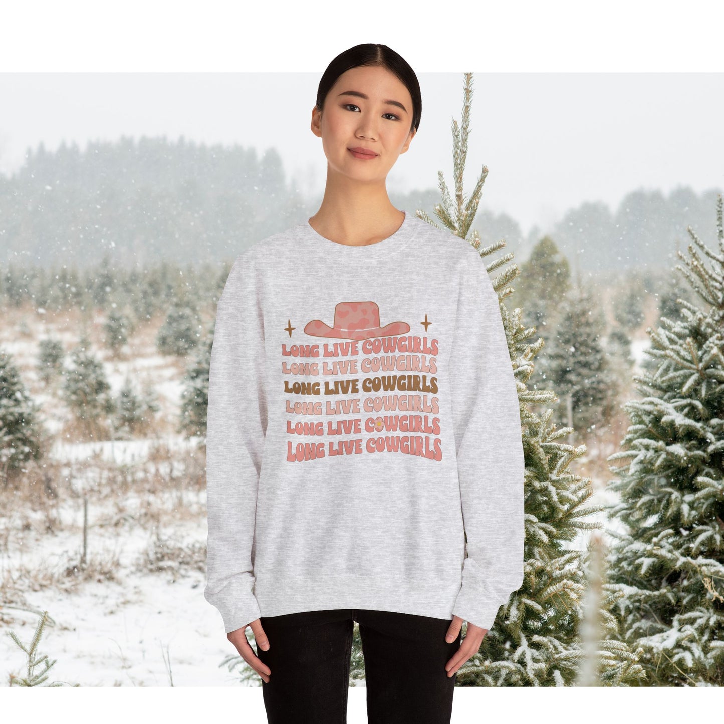 Long live Cowgirls Heavy Blend™ Crewneck Sweatshirt