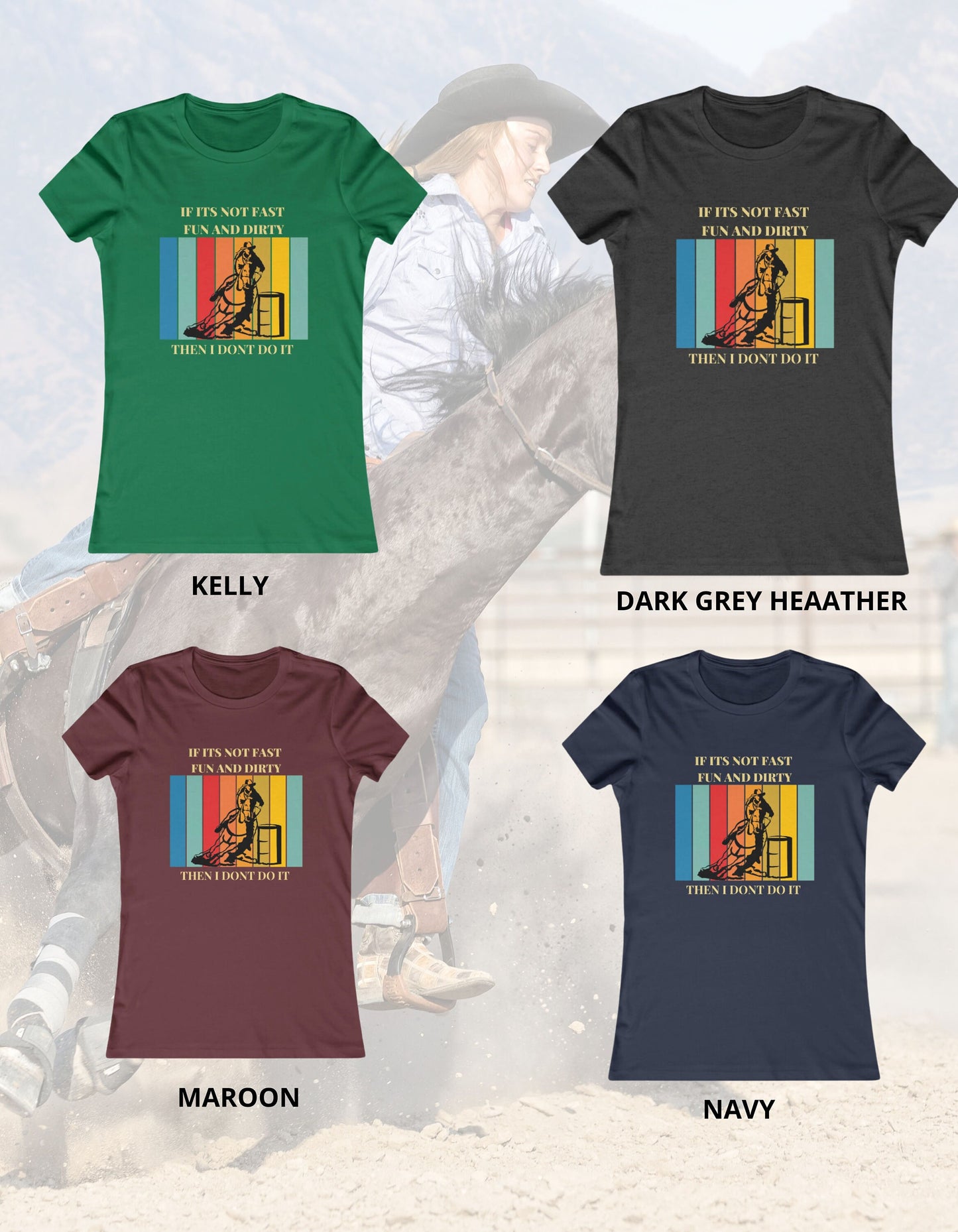 Barrel Racer Tshirt | Horse Lover Shirts | | Horse Lover Gift | Birthday Gifts Horse Women