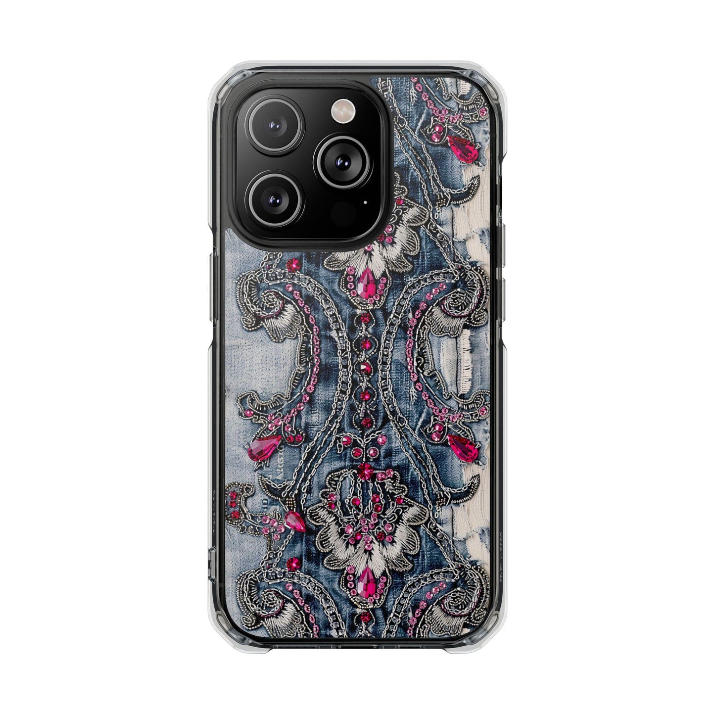 Rhinestone Cowgirl MagSafe iPhone Case, Bling Phone Case, Sparkly Western Impact Case, Cowgirl Gift for Her