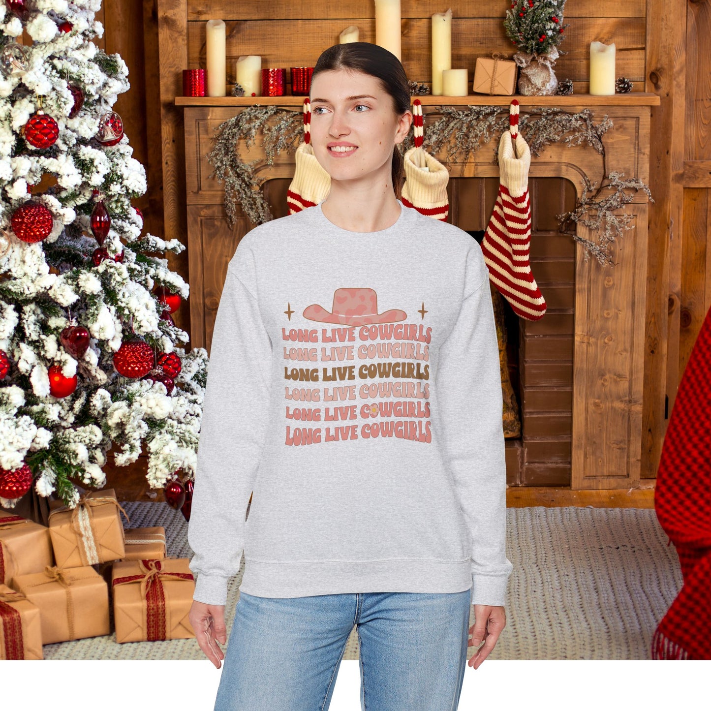 Long live Cowgirls Heavy Blend™ Crewneck Sweatshirt