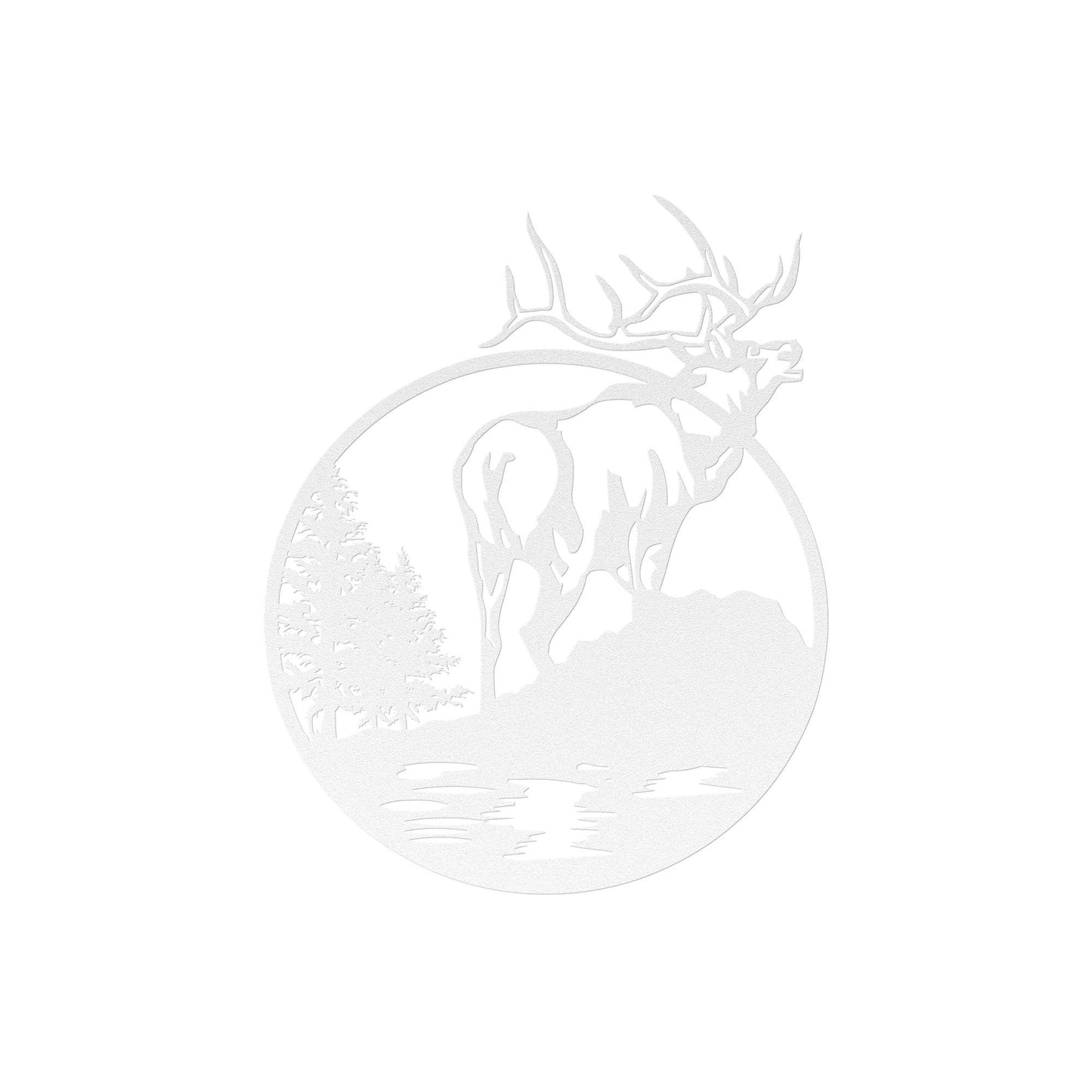 Elk - Wildlife Metal Wall Art