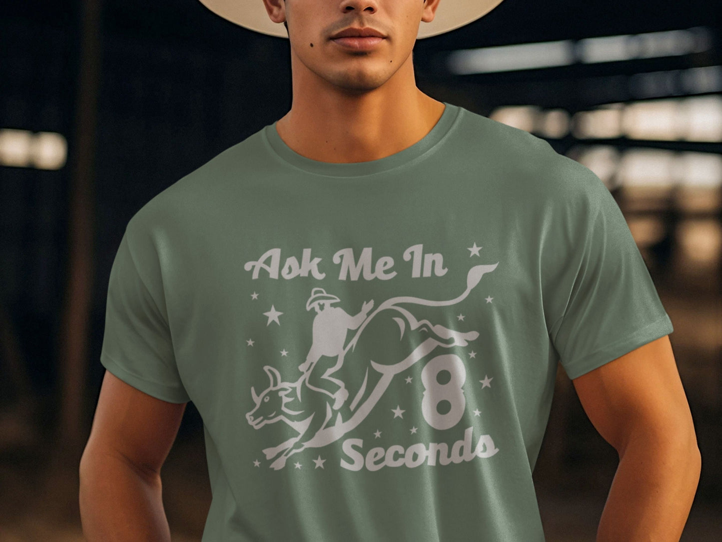 Bull Rider Gift Bull Riding Unisex Rodeo T Shirt Bull Rider Birthday Present Vintage Shirt Rodeo Sport Cut Lets Get Western
