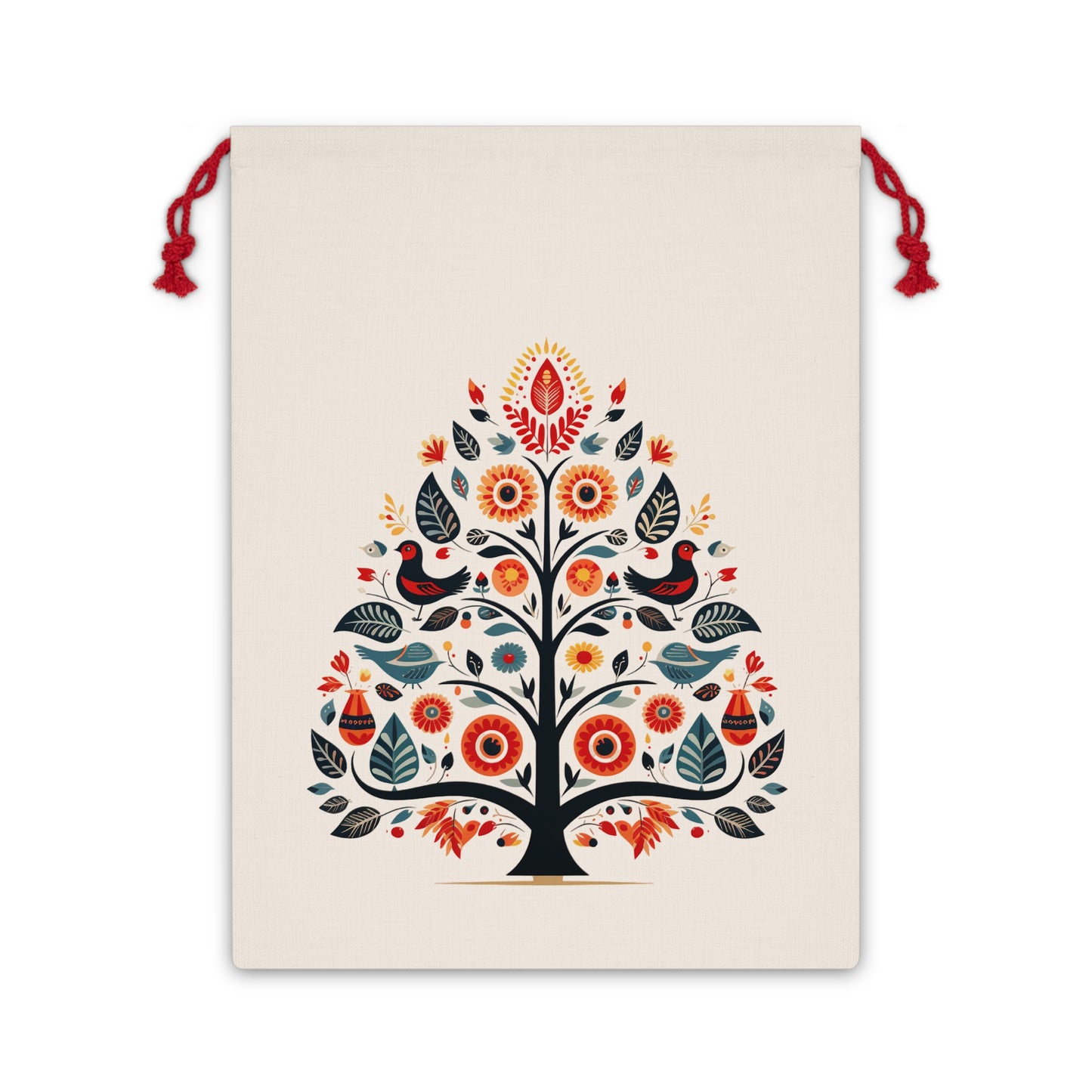 Scandinavian Christmas Reusable Gift Bag