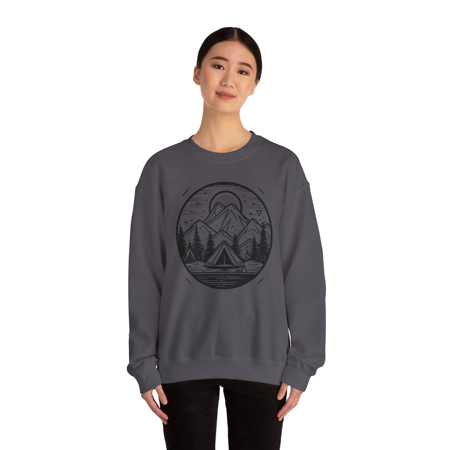Mountain Explorer - Unisex Heavy Blend Crewneck Sweatshirt