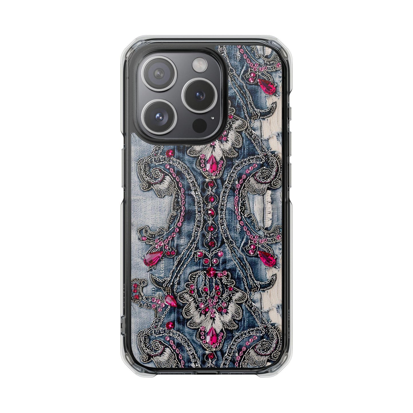 Rhinestone Cowgirl MagSafe iPhone Case, Bling Phone Case, Sparkly Western Impact Case, Cowgirl Gift for Her