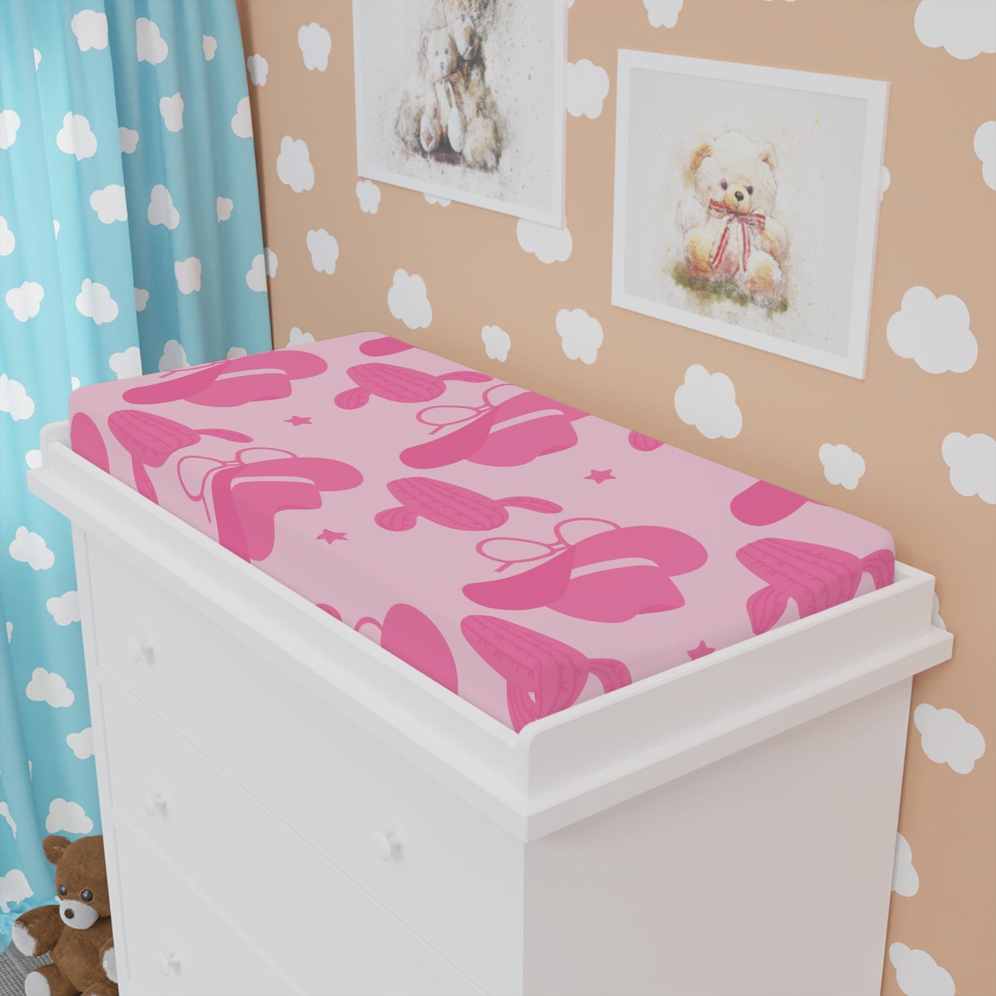 Let's Go Girls! - Baby Changing Pad Cover