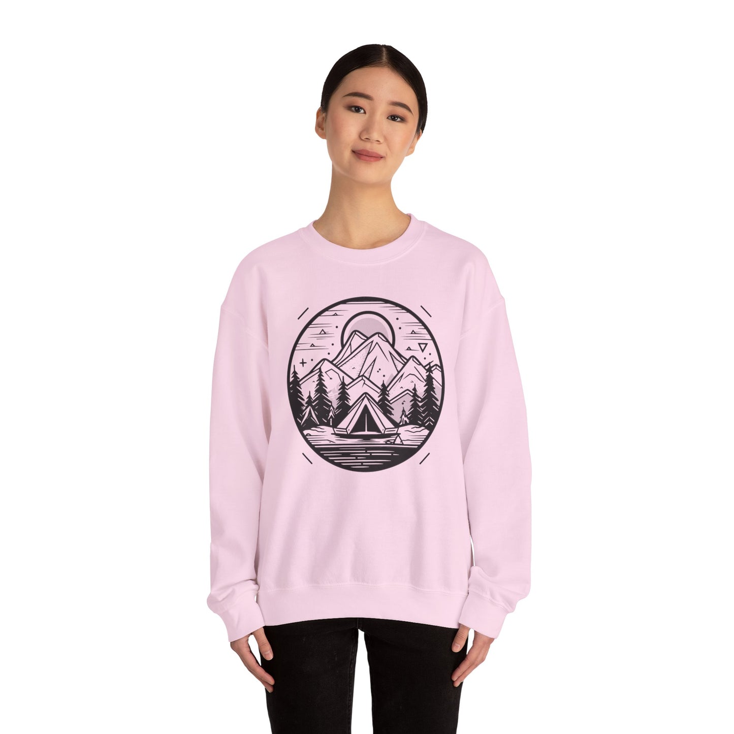Mountain Explorer - Unisex Heavy Blend Crewneck Sweatshirt