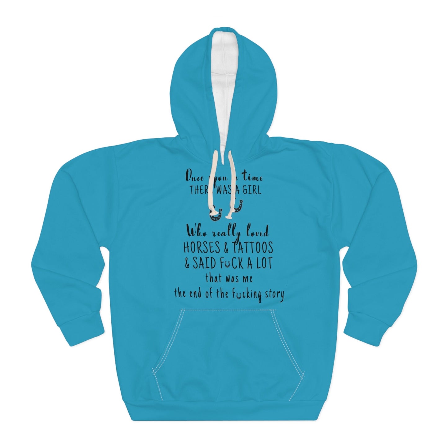 Horses & Tattoos Womens Premium Pullover Hoodie
