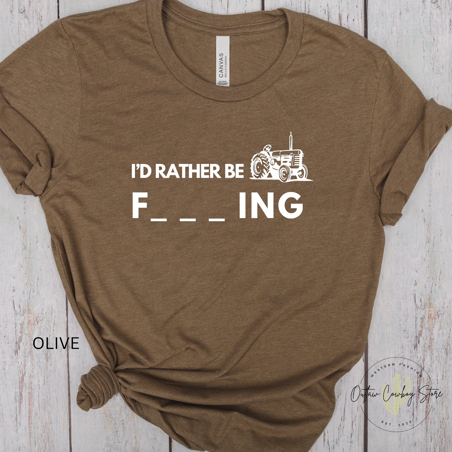 Id rather be farming - Show your support for our local farmers Tshirt