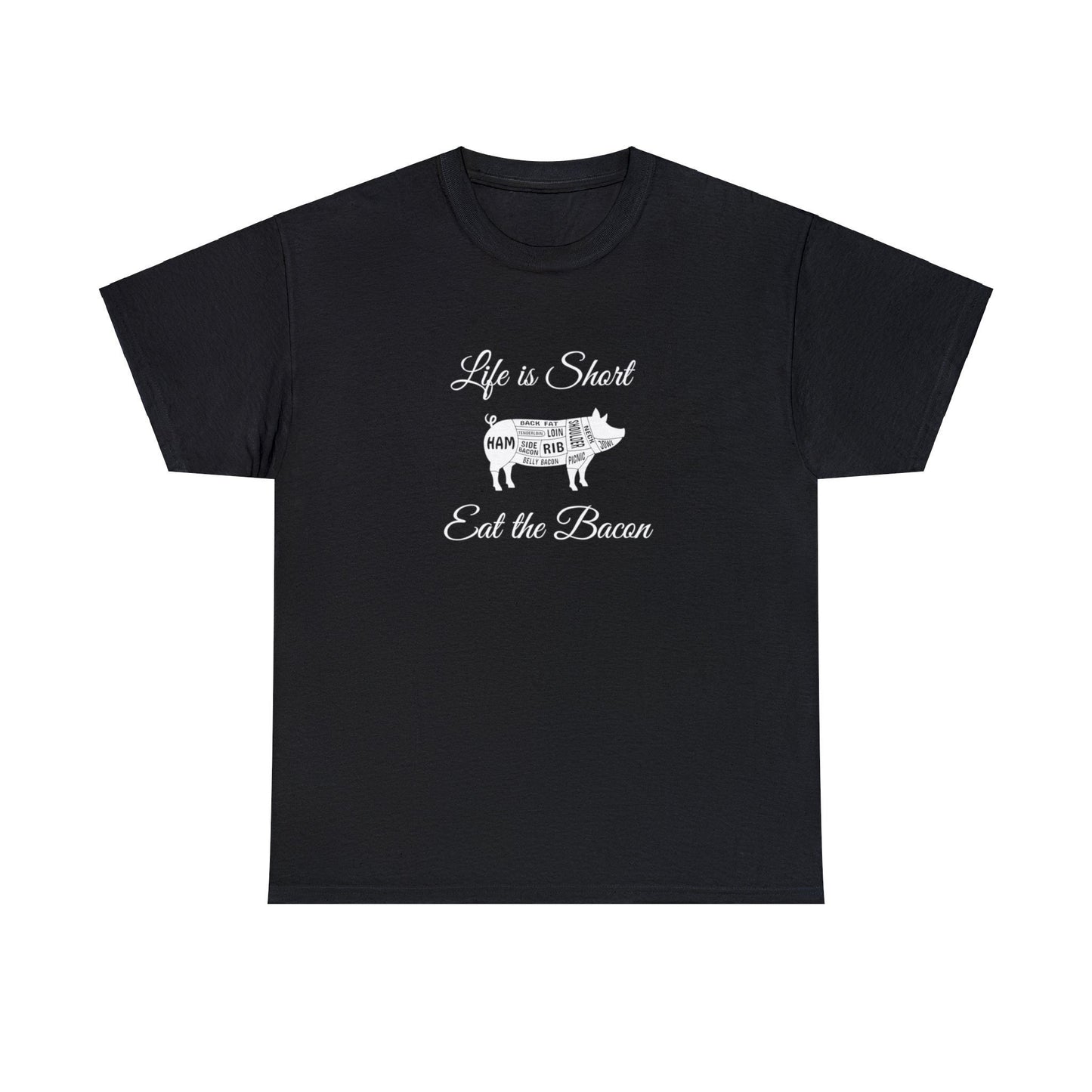 Bacon Lovers | Farmers Market Tshirt | Support Local Farmers| Farming Shirt Unisex Heavy Cotton Tee