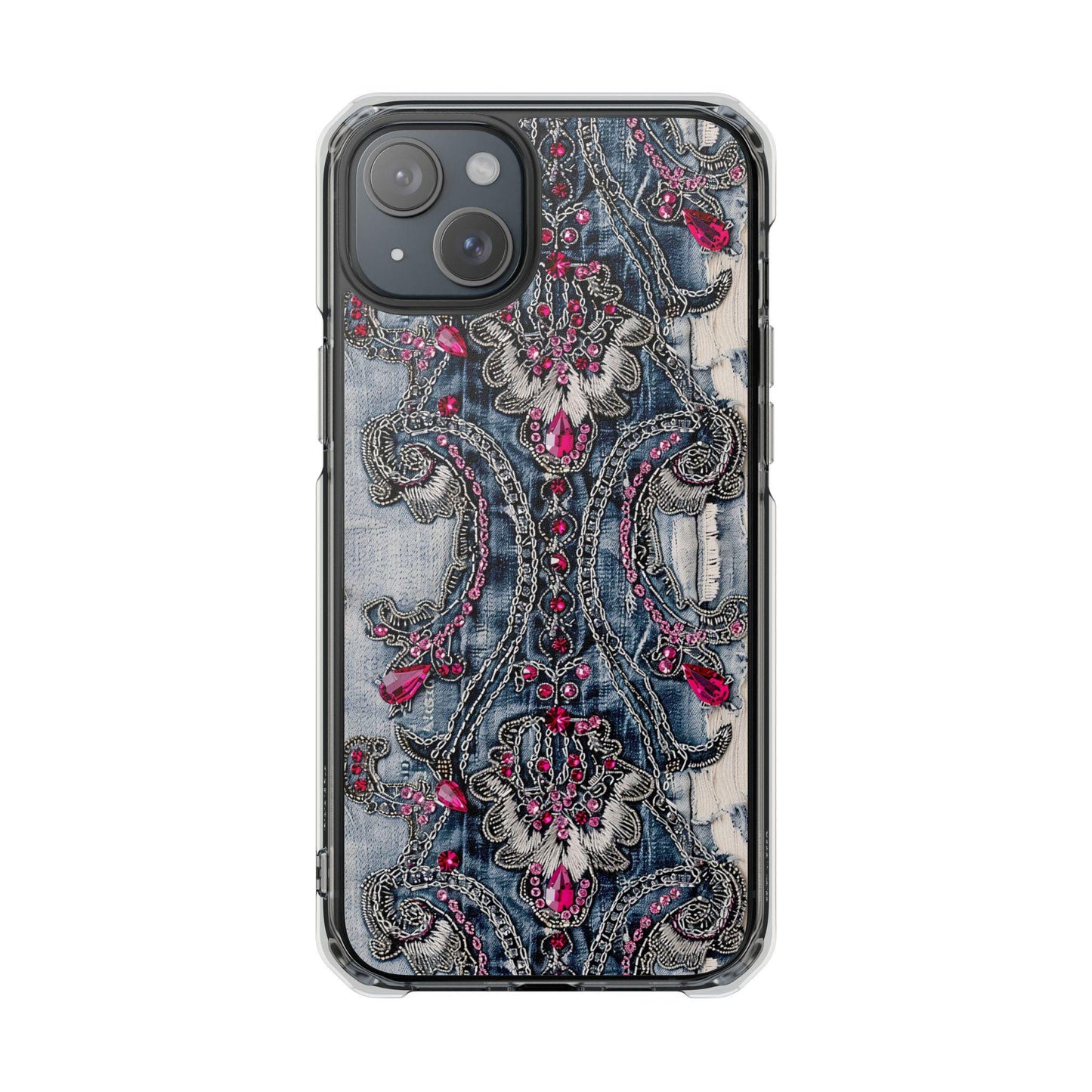 Rhinestone Cowgirl MagSafe iPhone Case, Bling Phone Case, Sparkly Western Impact Case, Cowgirl Gift for Her