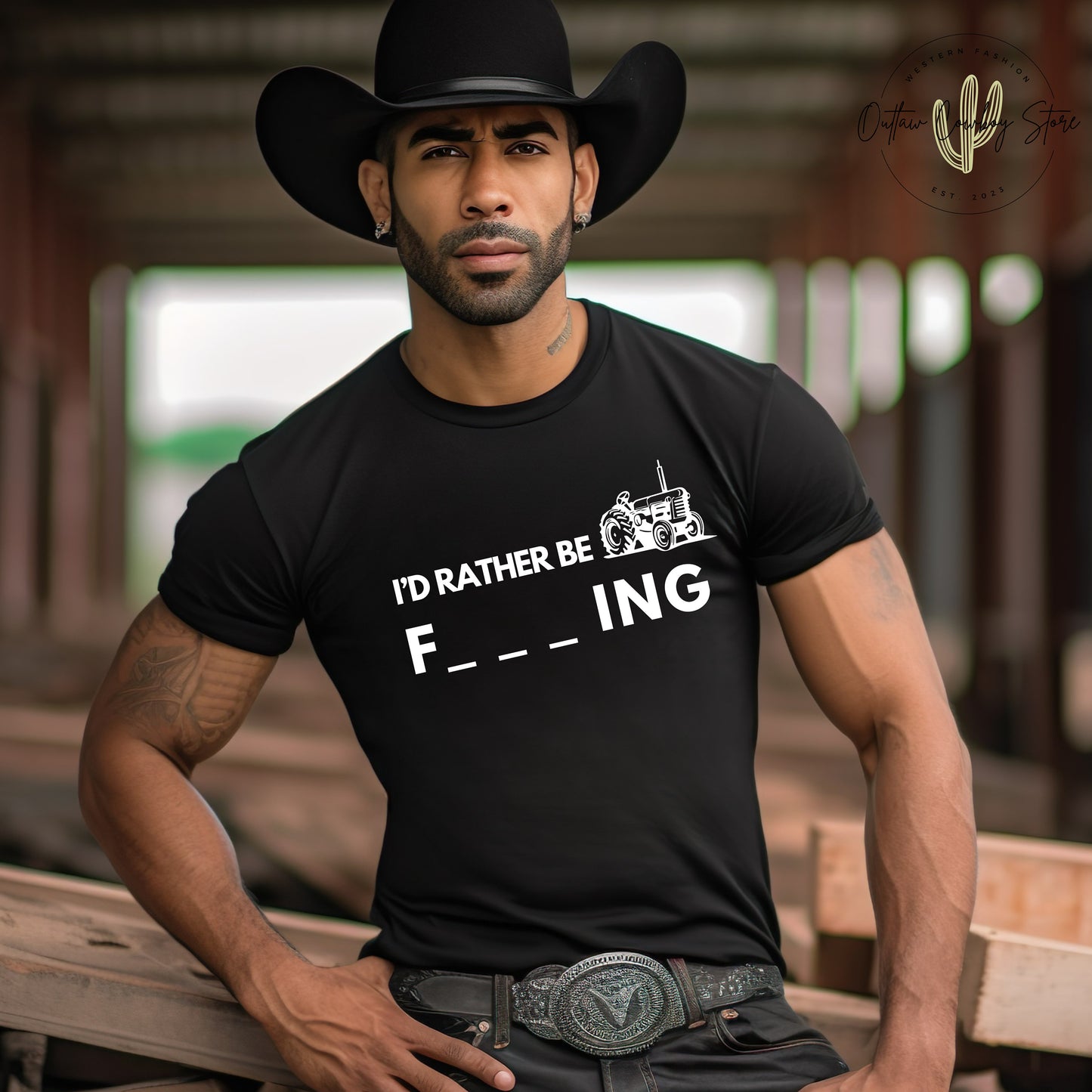Id rather be farming - Show your support for our local farmers Tshirt