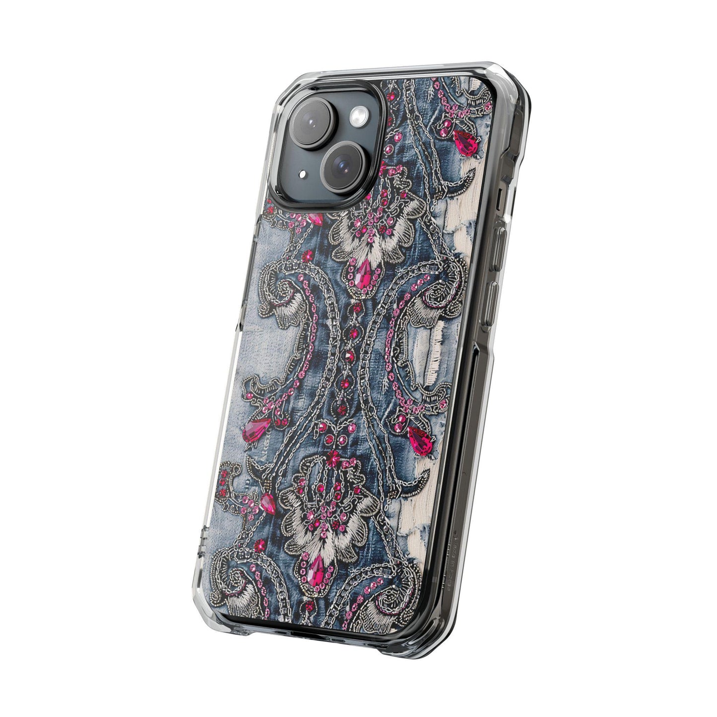 Rhinestone Cowgirl MagSafe iPhone Case, Bling Phone Case, Sparkly Western Impact Case, Cowgirl Gift for Her