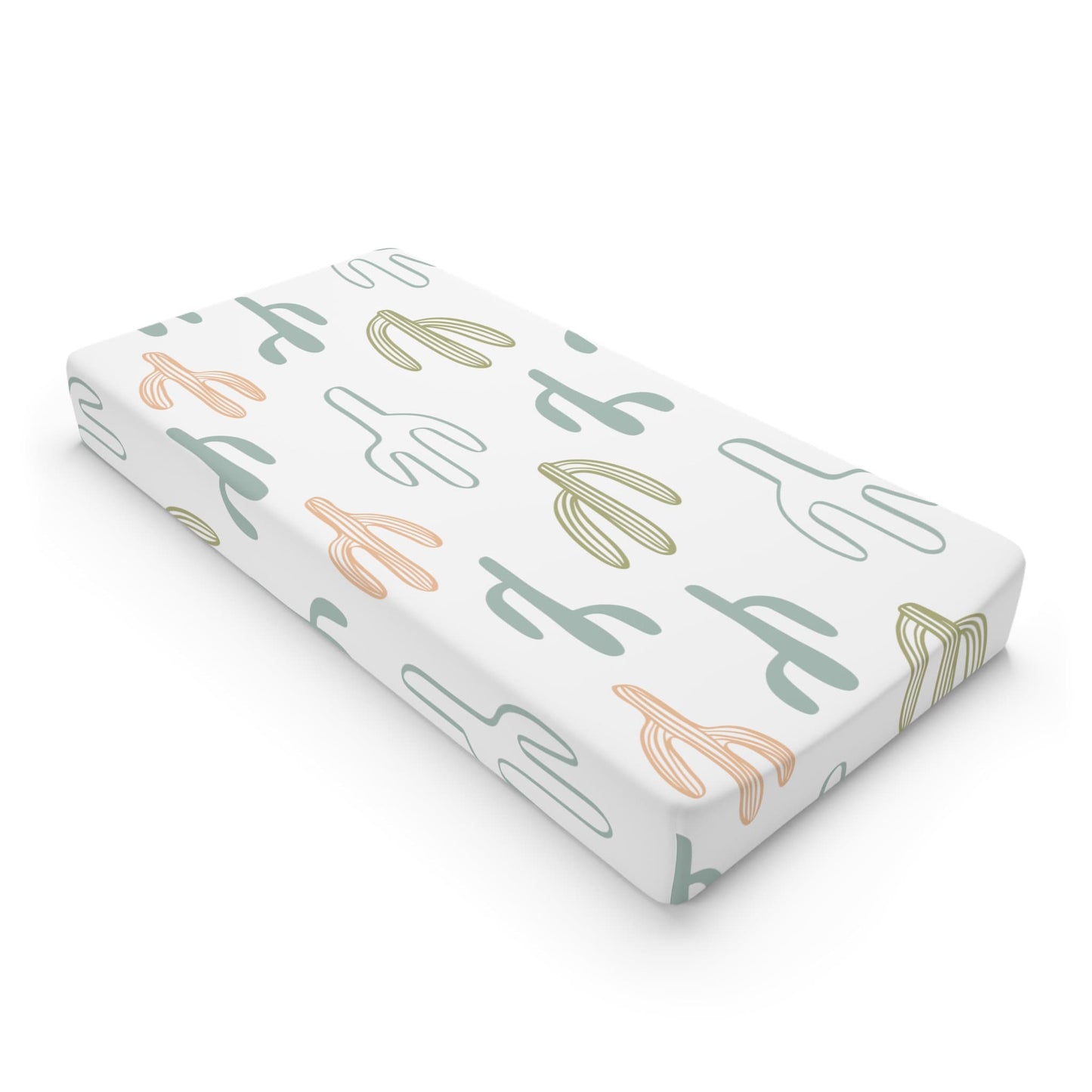 Cactus Country - Baby Changing Pad Cover