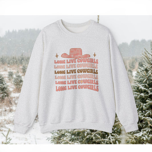 Long live Cowgirls Heavy Blend™ Crewneck Sweatshirt