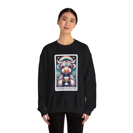 Moody Highland Cow Sweatshirt