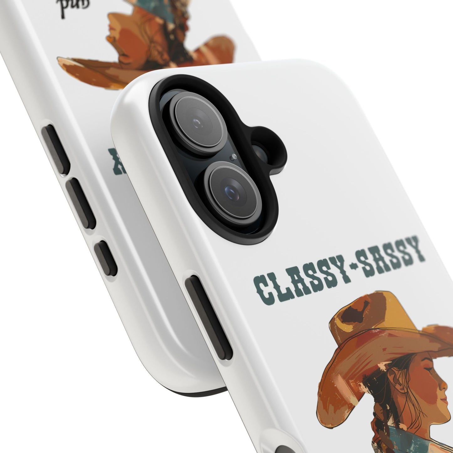 Bad Assy Cowgirl Tough Phone Cases