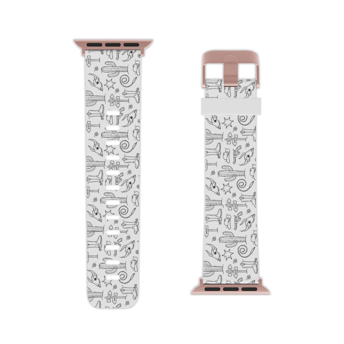 Cactus and skull Apple Watch band