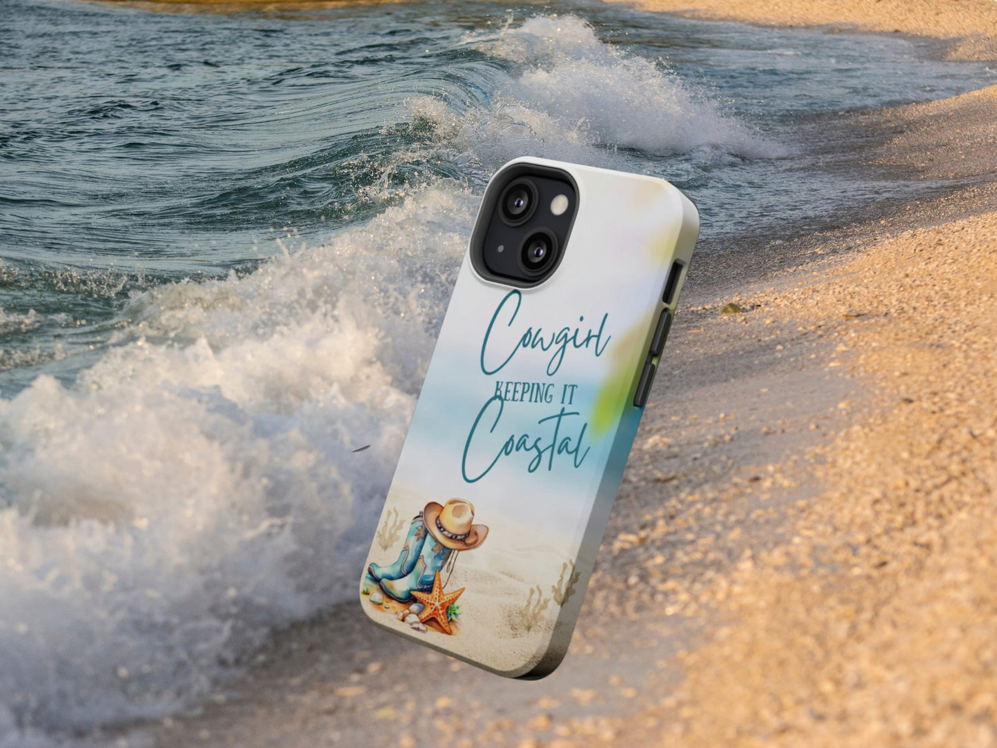 Coastal Cowgirl MagSafe Tough Cases for iPhones, Keeping it Coastal Cowgirl