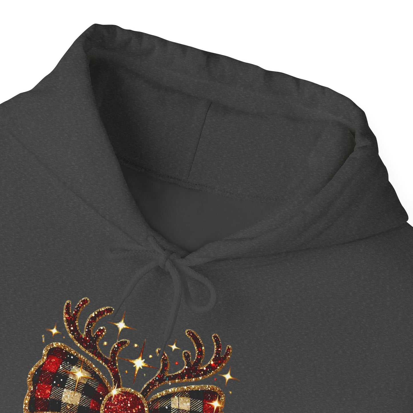 Reindeer Bow Christmas Hoodie