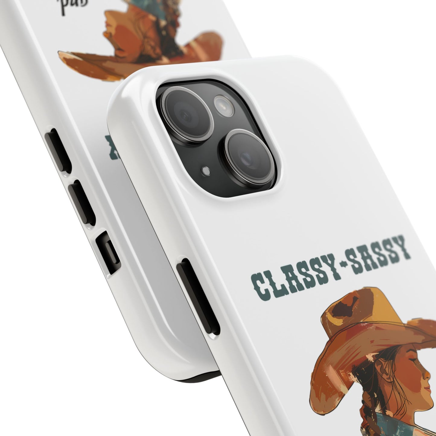 Bad Assy Cowgirl Tough Phone Cases