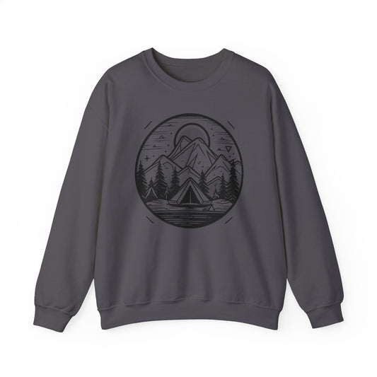 Mountain Explorer - Unisex Heavy Blend Crewneck Sweatshirt