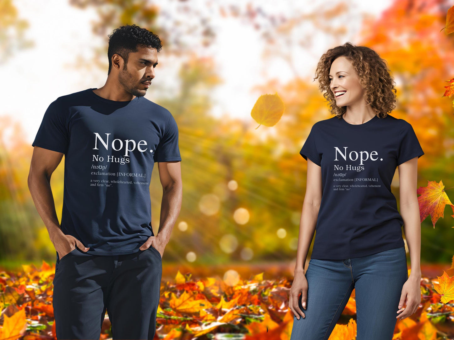 Nope No Hugs Tshirt, Statement Shirt,