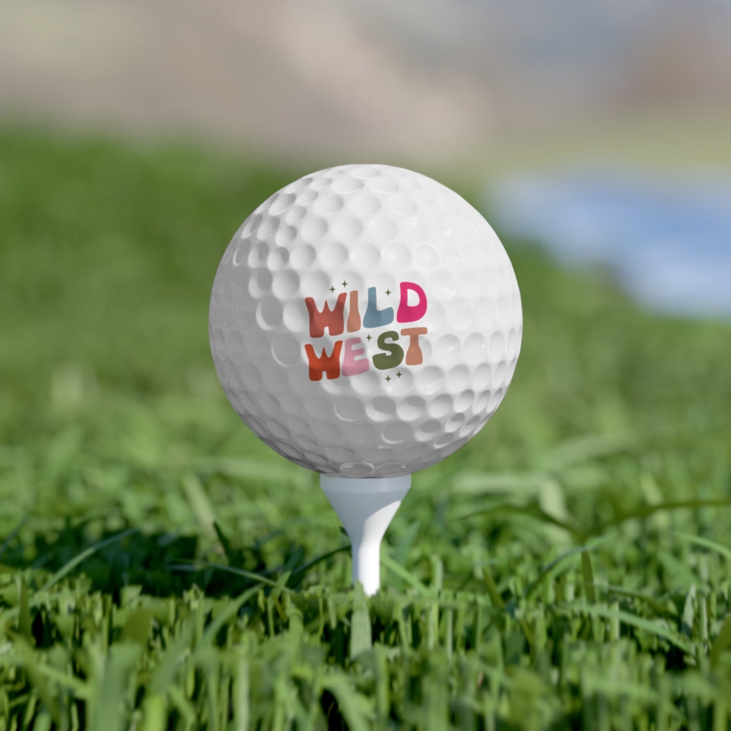 Wild West Golf Balls, 6pcs