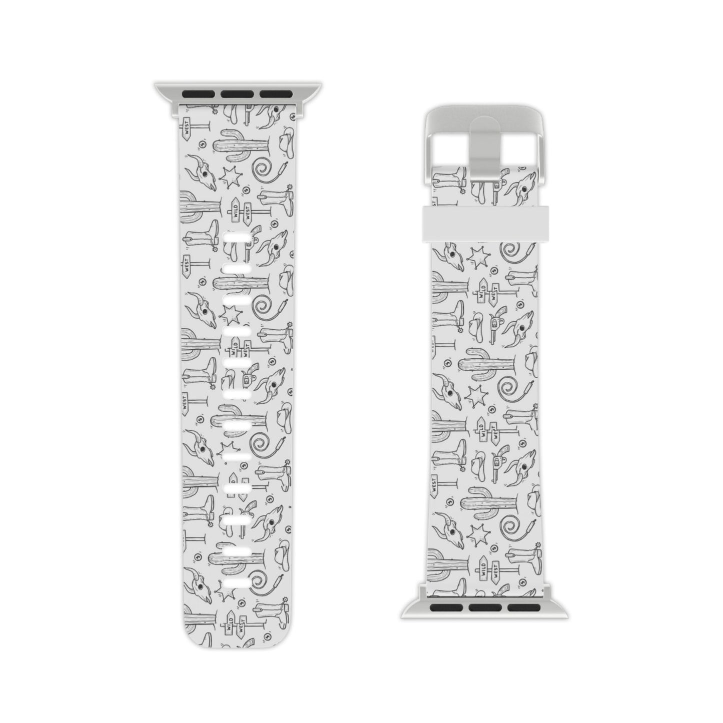 Cactus and skull Apple Watch band